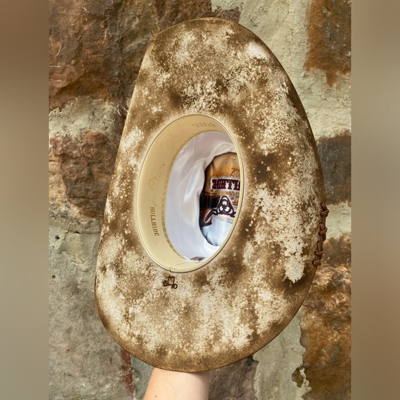 SOLD READ DESCRIPTION
New “Boot Stitch” Hand burned hat Sz 7 - Picture 10 of 10